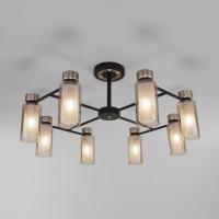 Потолочная люстра с плафонами 70115/8 черный Eurosvet Amado