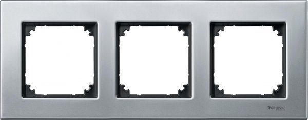 SE Merten SM M-Elegance Платина серебро Рамка 3-ая