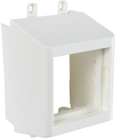 SPL Рамка Mosaic для мини-плинтусов 60х16 на 2 модуля белый (030377 - SPL - 060007S)