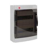 DKC Щиток настенный с дверцей 24 мод.,IP65, серый, с клеммным блоком 63А