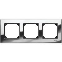 SE Merten SM M-Elegance Хром Рамка 3-ая