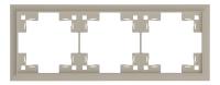 Трехместная рамка классик, латте (35930 LT)