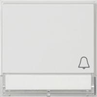 Gira Клавиша с полем для надписи и символом "звонок"