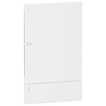 SE RESI9 MP (Mini Pragma) Бокс встраеваемый с белой дверью 3 ряда/36 модулей, IP40, IK07, 63А, 2 клеммы, Италия