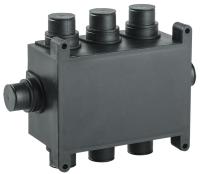 IEK Коробка распаячная 118х76х60мм для монолит. стр. черная