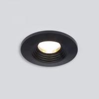 Встраиваемый светодиодный светильник LED 3W 3000K COB BK черный 9903 LED Elektrostandard Gridi a063923