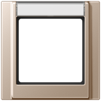 JUNG Рамка 1-кратная с полем для надписи шампань