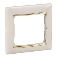 Legrand Valena Крем/Золото Рамка 1-ая