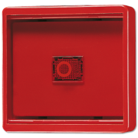 JUNG Красная Клавиша с прозрачной крышкой