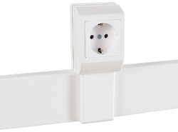 SPL Суппорт с рамкой на 1 пост 45х45 вдоль профиля универсальный (SPL - 020007S)