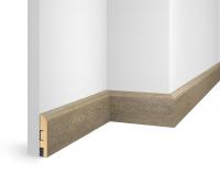 Плинтус ЕP07 NanoFlex, дуб Корсика, 80x16x2400 мм, МДФ