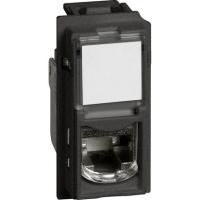 BT Living now Черный Розетка компьютерная RJ45 cat6a UTP 1 мод