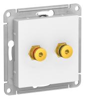 Systeme Electric AtlasDesign Лотос Розетка аудио двойная Systeme Electric AtlasDesign Лотос Розетка аудио двойная