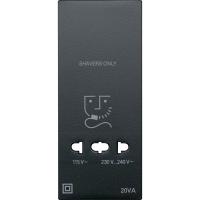 SE Merten SM Антрацит Центральная плата розетки для электробритвы