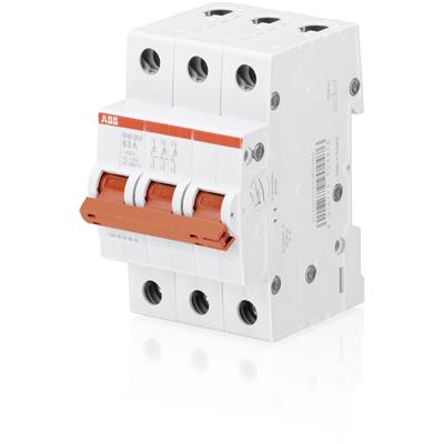 ABB SHD203 Рубильник 3P 40A рычаг крас.