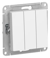 Systeme Electric AtlasDesign Лотос Выключатель 3-клавишный, сх.1+1+1, 10АХ, механизм