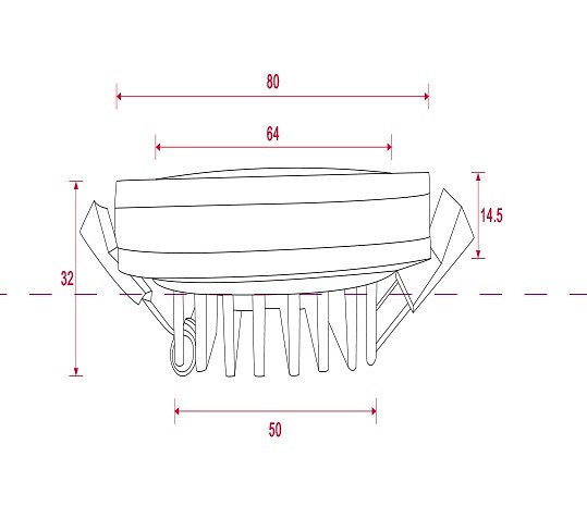 Встраиваемый светильник DL303-L7B Maytoni Phanton
