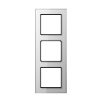 JUNG A creation Стекло Белое Рамка 3-ая