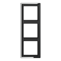 JUNG LS 990 Блестящий Хром Рамка 3-ая