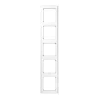 JUNG A 500 Белая Рамка 5-ая