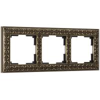 Рамка на 3 поста (бронза) W0031512
