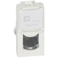 Legrand Mosaic Розетка RJ45 UTP кат.5Е 1мод. бел.