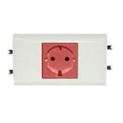 Legrand Mosaic Розетка DLP Немецкий стандарт2К+З блок  б/заж.