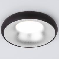 Встраиваемый точечный светильник 118 MR16 серебро/черный Elektrostandard Void a053349