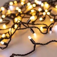 Arlight Светодиодная гирлянда ARD-STRING-CLASSIC-10000-BLACK-100LED-MILK-FLASH Warm (230V, 7W) (Ardecoled, IP65)