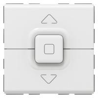 Legrand Mosaic Белый Кнопочный выключатель управления приводами 2 мод