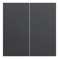 Клавиши для двухклавишного перекрестного выключателя , черный сатин (35614 MB)