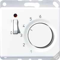 JUNG Комнатный термостат, чёрный