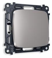 Комплект механизма 1-клавишного перекрестного выключателя OMEGA MO501030 Сталь матовый QUANT