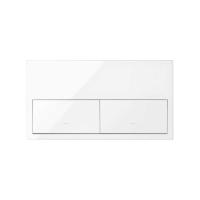 Simon 100 Белый глянец Кит 2 поста, фронт. 1 рамка «минимум» + 2 клавиши выключателей