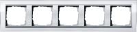 Gira Event Clear Бел/Алюминий Рамка 5-ая