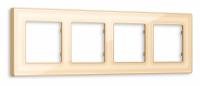 Рамка ALFA Arctic (Шампань Стекло органическое) 4-ая AF580604