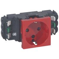 Legrand Mosaic Розетка DLP Немецкий стандарт2К+З блок  б/заж.