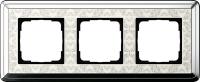 Gira ClassiX Art Хром/Кремовый Рамка 3-ая