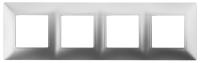 ЭРА 14-5004-03 Elegance Алюминий Рамка 4-ая