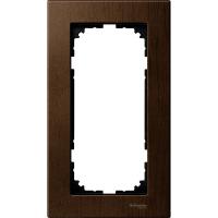 SE Merten SM M-Elegance Орех Рамка 2-ая без перегородки