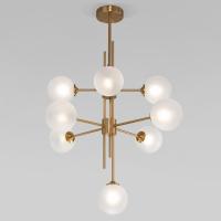 Потолочный светильник cо стеклянными плафонами 50383 латунь Eurosvet Volver