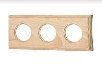 BIRONI Шедель Бук Натурэль Рамка 3-ая на бревно 280мм (скрытый монтаж)