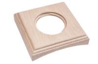 BIRONI Шедель Бук Натурэль Рамка 1-ая на бревно 220мм (скрытый монтаж)