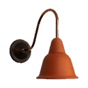BIRONI Кампана Настенный светильник 1 плафон, терракот, медь 34/18