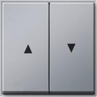 Gira TX-44 Алюминий Клавиша 2-ая для жалюзи со стрелками