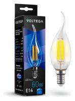 Лампа светодиодная Voltega Candle wind 6W E14 6Вт 4000K 7018