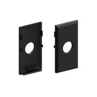 Заглушка ElDeko HSBL_0057 для накладного шинопровода, чёрная, 2 шт.