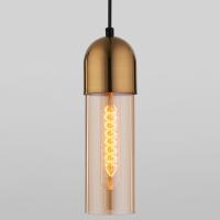 Подвесной светильник с плафоном 50180/1 янтарный Eurosvet Airon