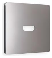 Лицевая панель ALFA (Сталь матовый) для HDMI розетки QUANT AP5140
