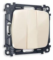 Комплект механизма 3-клавишного выключателя OMEGA MO305010 Бежевый глянец QUANT